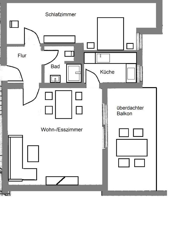 Ferienwohnung Frieda Mit Ueberdachtem Balkon Winterberg Ngoại thất bức ảnh